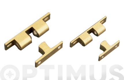 CIERRE GOLPETE MODELO 13 LATON MATE 2 UDS - 50 X 9 MM