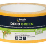 CINTA DOBLE CARA ADHESIVA DECO GREEN - 5 CM X 10 M