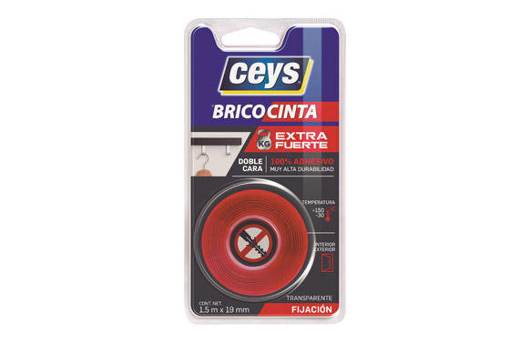 126_68ec08a1a39d7 CINTA DOBLE CARA BRICOCINTA - 19 MM X 1,5 M - Imagen 1