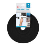 CINTA REUTILIZABLE VELCRO® ONE-WRAP® - 25 M X 20 MM NEGRO