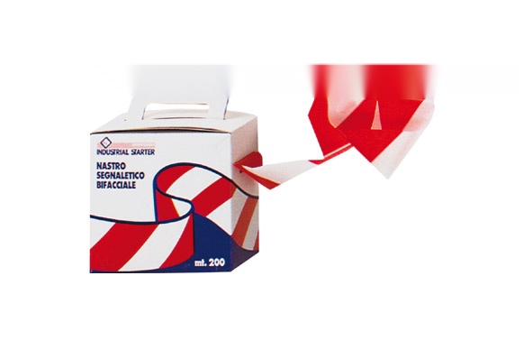 126_68ec09657ef09 CINTA SEÑALIZACION ROJA/BLANCA - 7 CM X 200 MT - Imagen 1