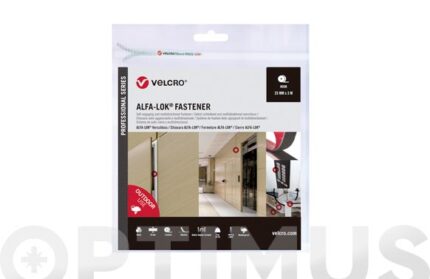 CINTA UNION DESMONTABLE VELCRO® ALFA-LOK® - 3 M X 25 MM NEGRO