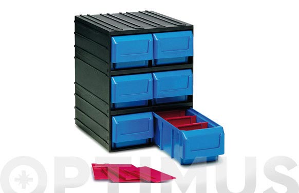 126_68ec0988c84e2 CLASIFICADOR APILABLE PLASTICO NEGRO - Imagen 1
