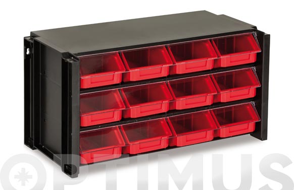 126_68ec098a1a3cd CLASIFICADOR APILABLE PLASTICO NEGRO Y ROJO - Imagen 1