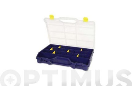 CLASIFICADOR MALETIN PLASTICO N.47-26 AZUL - 21 COMPARTIMIENTOS 460 X 350 X 81 MM