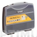 CLASIFICADOR MALETIN POLIPROPILENO - 190 X160 X 37 MM 8 COMPARTIMENTOS FIJOS