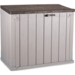 COBERTIZO RESINA STORER PLUS 842 L - 129,5X74,5 X111H TAUPE/MARRON