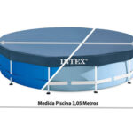 COBERTOR DE INVIERNO PARA PISCINA REDONDA METAL FRAME INTEX