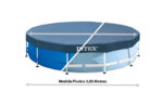 COBERTOR DE INVIERNO PARA PISCINA REDONDA METAL FRAME INTEX