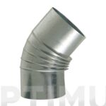 CODO CHIMENEA ACERO GALVANIZADO