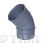 CODO EVACUACION PVC M-H