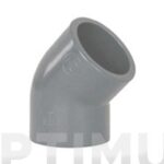 CODO HEMBRA-HEMBRA 45º ENCOLAR PVC PRESION