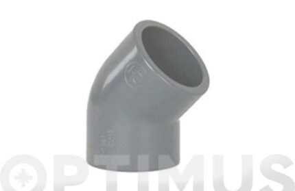 CODO HEMBRA-HEMBRA 45º ENCOLAR PVC PRESION