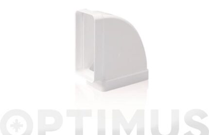 CODO RECTANGULAR HORIZONTAL TUBO EXTRACCION PVC BP