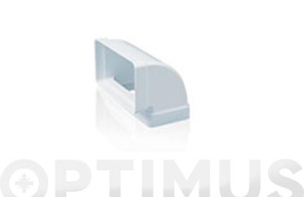 CODO RECTANGULAR VERTICAL TUBO EXTRACCION PVC
