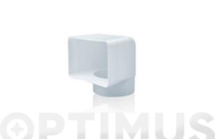 CODO VERTICAL TUBO EXTRACCION PVC CB