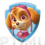 COJIN PATRULLA CANINA SKYE - 40 CM POLIESTER