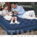 COLCHON CAMA HINCHABLE DOBLE BOMBA PIE - 191X137X22CM + BOMBA PIE