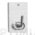 COLGADOR ADHESIVO 1 GANCHO ACERO INOXIDABLE