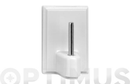 COLGADOR ADHESIVO 1 GANCHO PLASTICO PARA VISILLOS