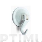 COLGADOR ARTICULADO CON VENTOSA 2 UDS - BLANCO