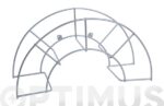 COLGADOR MANGUERA PARED METAL RESINA