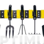 COLGADOR MURAL HERRAMIENTAS JARDIN - 57 X 8 CM