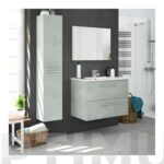 COLUMNA SUSPENDIDA 2 PUERTAS - CEMENTO 150 X 30 X 25 CM