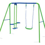 COLUMPIO INFANTIL METAL 1 ASIENTO + 1 BALANCIN - 220 X 140 X182 CM