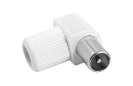 CONECTOR ANTENA COAXIAL MACHO ACODADO 9,5MM