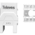 CONECTOR RJ45 UTP CAT 6 HEM. 90‡/180‡