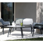 CONJUNTO POLIPROPILENO GRIS/GRIS ANTRACITA - SET PAROS