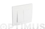 CONMUTADOR DOBLE BLANCO - SERIE NILOE - Imagen 2