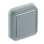 CONMUTADOR EMPOTRAR GRIS IP55 - PLEXO