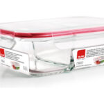 CONTENEDOR ALIMENTOS 2 COMPARTIMENTOS VIDRIO - 950 ML