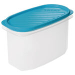 CONTENEDOR ALIMENTOS OVALADO TOPFLEX - 1,2 L TURQUESA
