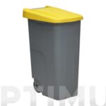 CONTENEDOR BASURA GRIS ECOLOGICO