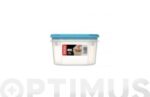 CONTENEDOR HERMETICO 0,6 L - OCTOGONAL TURQUESA - Imagen 2