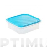 CONTENEDOR HERMETICO 1,3 L - CUADRADO TURQUESA