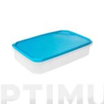 CONTENEDOR HERMETICO 2,1 L - RECTANGULAR TURQUESA
