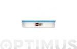 CONTENEDOR HERMETICO 2,1 L - RECTANGULAR TURQUESA - Imagen 2