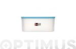 CONTENEDOR HERMETICO 4,7 L - RECTANGULAR TURQUESA - Imagen 2