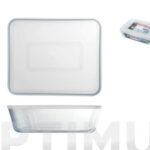 CONTENEDOR PORTALIMENTOS VIDRIO BOROSILICATO - RECTANGULAR - 1,6 L