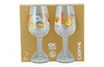 COPA APERITIVO DECORADA PACK 2UDS - 50 CL SPRITZ - Imagen 2