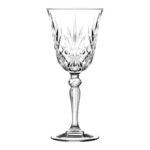COPA VIDRIO TALLADO MELODIA VINO/AGUA - 27 CL