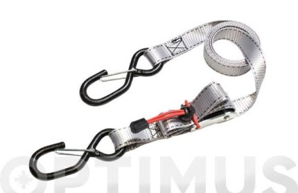 CORREA SUJECCION CARGAS CON HEBILLA AUTOBLOCANTE - 1,80 M X 25 MM 2 UDS