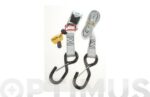 CORREA SUJECCION CARGAS CON HEBILLA AUTOBLOCANTE - 1,80 M X 25 MM 2 UDS - Imagen 2