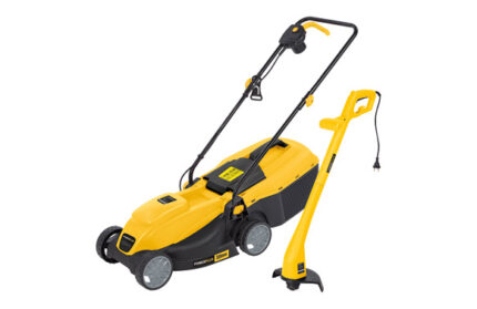 CORTACESPED ELECTRICO 1300W + CORTABORDES 250W - ANCHO DE CORTE 32 CM