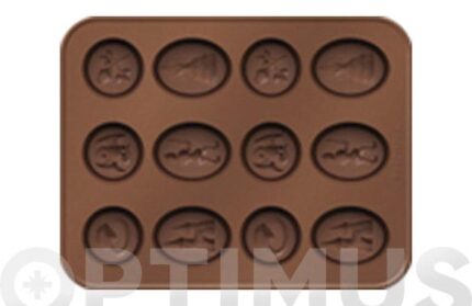 CORTAPASTAS CON MOLDE CHOCOLATE