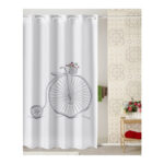 CORTINA BAÑO ESTAMPADO BIKE - 180 X 200 CM POLIESTER